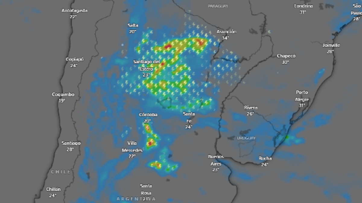 Hay alerta amarilla y naranja por tormentas para este viernes 6 de marzo: las provincias afectadas