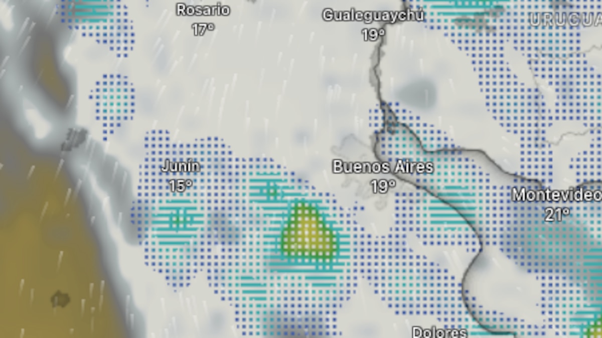 Hasta cuándo seguirá la lluvia en la Ciudad, según el Servicio Meteorológico Nacional