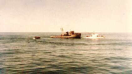 El Sobral, después de ser impactado