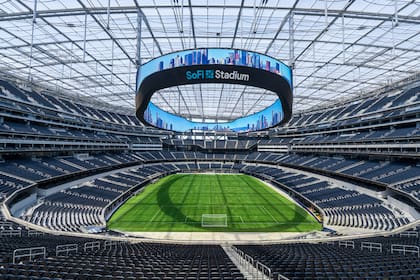 El Sofi Stadium, en Los Angeles, tiene una capacidad de 65.500 espectadores. Será una de las sedes del Mundial FIFA 2026