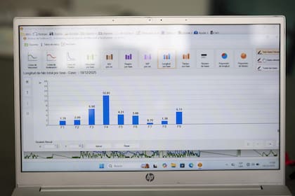 El software que utiliza Adriana Ziliotto para analizar la escritura