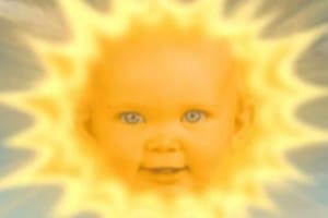 Así luce la “bebé sol” de Los Teletubbies