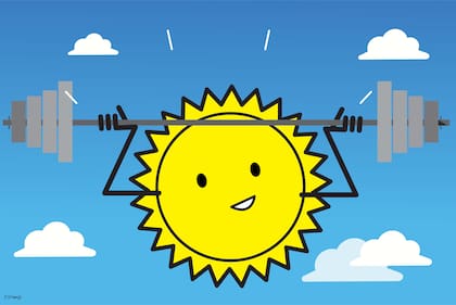 El sol vuelve a sacar músculo