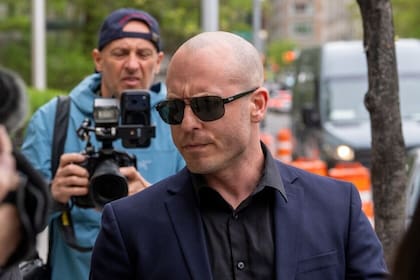 El soldado norteamericano a la salida de un tribunal de Nueva York
