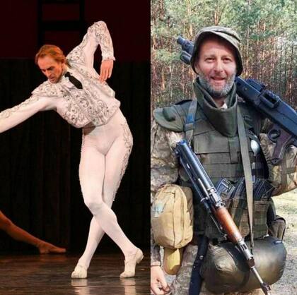 El solista de ballet de la Ópera Nacional de Ucrania Oleksandr Shapoval.