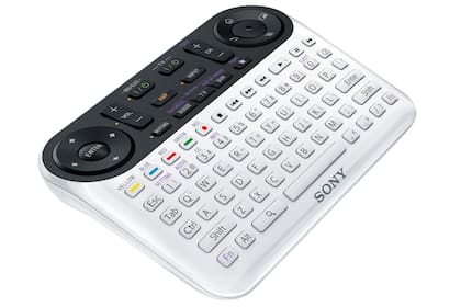 El Sony NSG-MR1 era un control remoto para Google TV que llamaba la atención por la cantidad de botones visibles