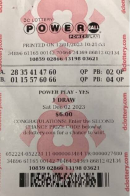 El sorteo del 2 de diciembre de la lotería de DC beneficio con US$2 millones a una pareja