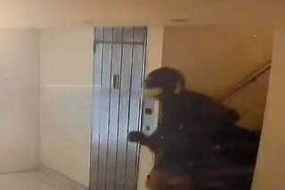 Con videos, buscan reconstruir “la fuga” de la misteriosa persona que ocultó su rostro con un casco