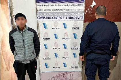 El sospechoso fue detenido en Ciudad Evita, en La Matanza