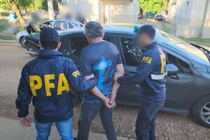 El sospechoso fue detenido por detectives de la Policía Federal Argentina