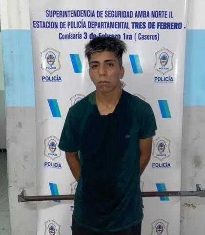 El sospechoso identificado como Sebastián Quiñonez fue detenido por su presunta participación en el asesinato del empresario Rolando Omar Villafañe