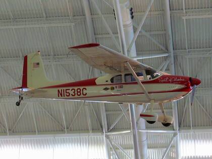 El Spirit of Columbus de Jerrie Mock hoy está en el National Air and Space Museum de Washington DC