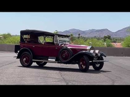 El Springfield Rolls-Royce Silver Ghost de Wilson era una versión Oxford Touring de seis plazas y 50 HP