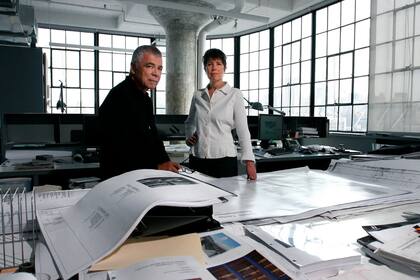 El Sr. Scofidio y la Sra. Diller en 2007. Su éxito se produjo a pesar de su tendencia a tratar una comisión no como una oportunidad de cumplir las órdenes de un cliente, sino como una oportunidad de cuestionar sus objetivos