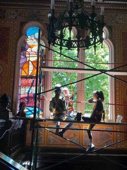 El staff de Farina Ruiz estuvo integrado por Juan Pablo Delgado, Natalia Piermaría, Victoria Trípodi, Guillermo Blanco, Estefanía Cerletti Ruiz y la inglesa Natasha Redina (pasante/residente del taller).