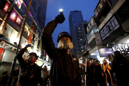 Manifestantes protestan contra el proyecto de ley de extradición