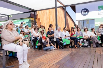 El stand de Banco Provincia ofreció durante toda la muestra una agenda de charlas, encuentros y actividades abiertas al público, con foco en financiamiento, sustentabilidad y desarrollo productivo en el agro.