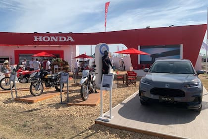 El stand de Honda en Expoagro 2023