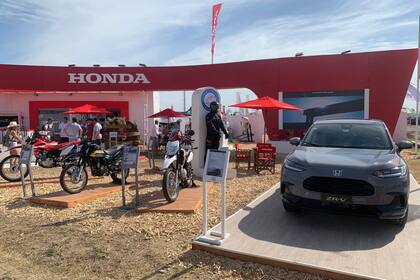 El stand de Honda en Expoagro 2023