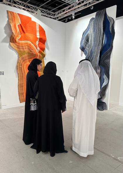 El stand de Praxis en Abu Dhabi Art atrajo nuevos públicos