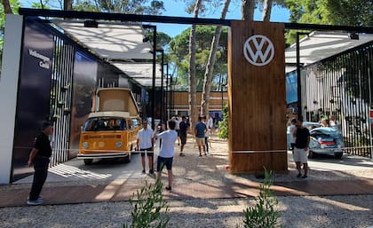 El stand de Volkswagen en Cariló