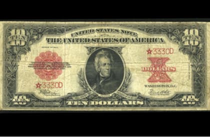 El “Star Note” de 1923 es otro billete muy raro, ya que el símbolo de estrella indica que se trata de un billete de reemplazo (Heritage Auctions)