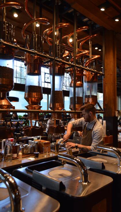 El Starbucks Roastery & Tasting Room, nuevo estilo de la tradicional cadena