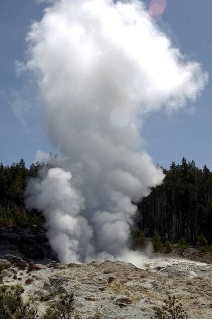 El Steamboat Geyser volvió a despertar en 2018 después de tres años y medio de inactividad