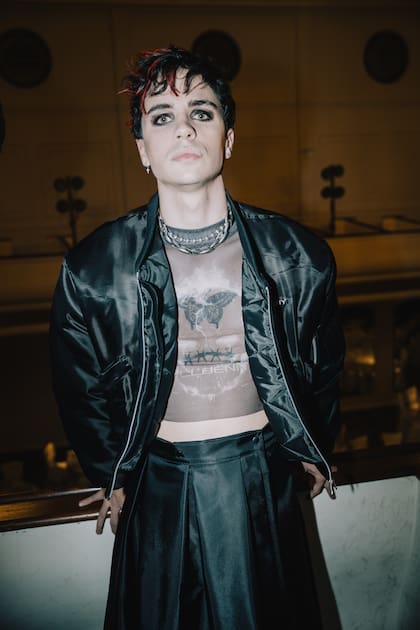 El streamer Mernuel también se subió a la pasarela