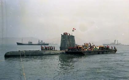 El submarino fue adquirido por la Armada peruana después de que la de Estados Unidos le diera de baja tras décadas de servicio