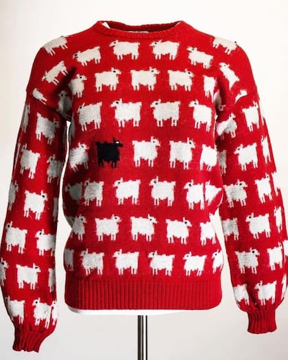 El suéter se subastará el 31 de agosto en Nueva York