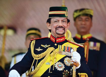 El Sultán de Brunei en un acto oficial