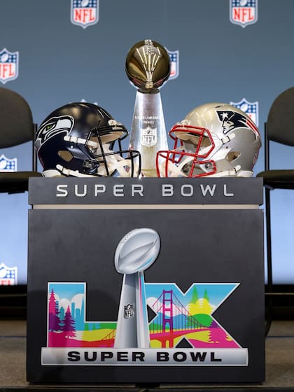 El Super Bowl LX se jugará entre los New England Patriots y los Seattle Seahawks hoy domingo 8 de febrero en Santa Clara, California (Facebook/NFL)