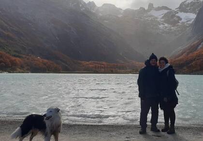 El sur argentino era una de las grandes metas de la pareja antes de empezar el viaje.