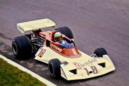 El estadounidense Brett Lunger, piloto de Team Surtees en 1976