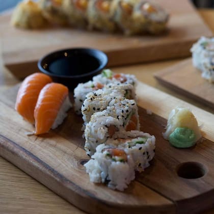 El sushi empezó como un evento, pero pronto se transformó en una oferta fija del patio de comidas.