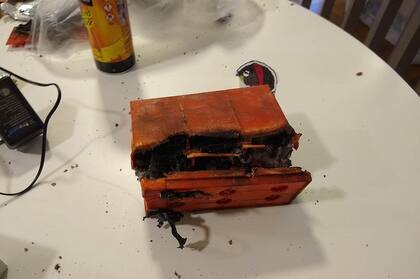 El suspuesto artefacto explosivo que hizo detonar la Policía de Córdoba