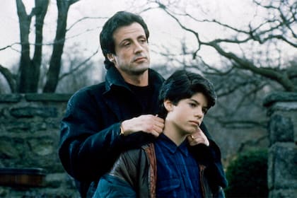 Sylvester Stallone junto a su hijo Sage