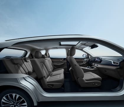 El SUV tiene una capacidad máxima de siete pasajeros