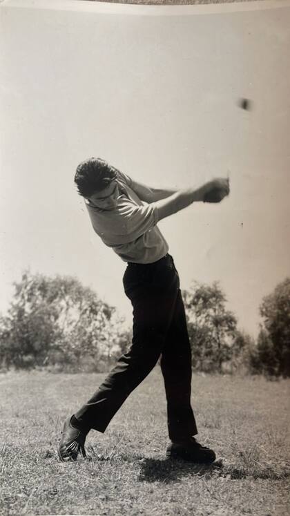 El swing de Florentino Molina, en una imagen de 1967