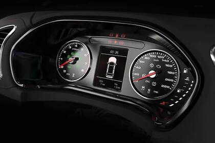 El tablero es mayormente análogo