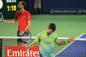 El puntazo que jugaron Djokovic y Medvedev en Dubái y un finalista argentino en Chile