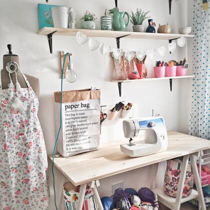 El taller bien equipado y detallista de @lote93, a cargo de Dolores Reartes