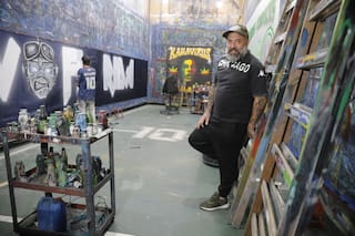 El artista que emocionó a Maradona