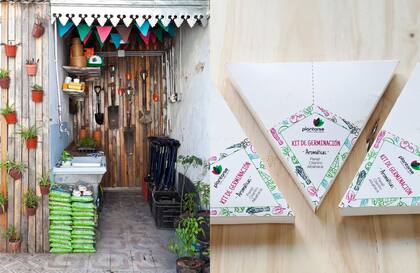 El taller de Plantarse y sus kits de germinación.