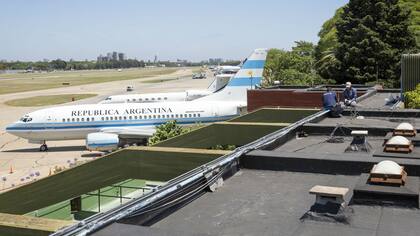 El Tango 04, desde el techo de la Base