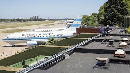 El Tango 04, desde el techo de la Base Militar