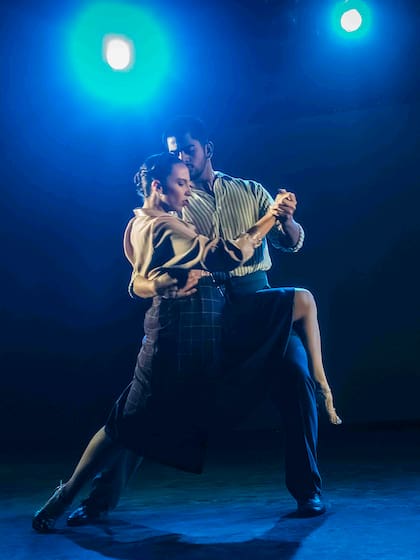 El tango-danza también estuvo presente