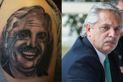 El tatuaje de Alberto Fernández que circula en las redes y convirtió a Roberto Galán en tendencia en Twitter