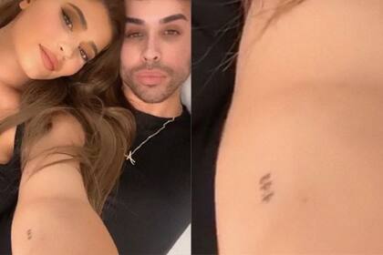 El tatuaje de Kylie Jenner ’4:43’. Fuente: Instagram 